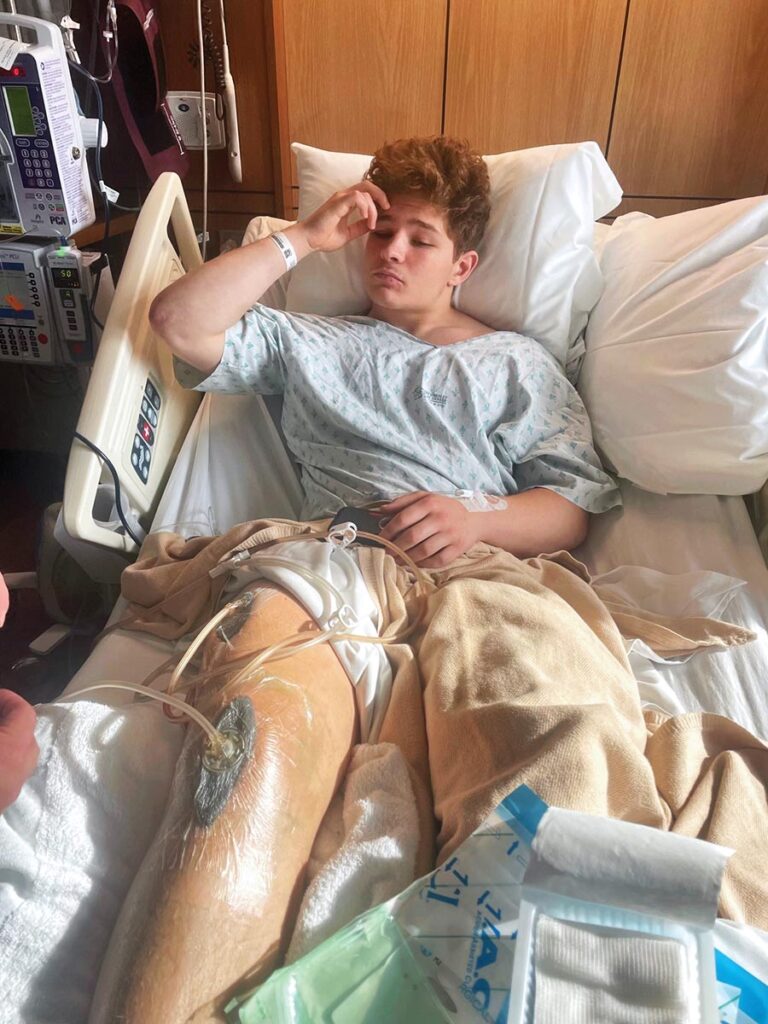 Cole Carlucci in recovery